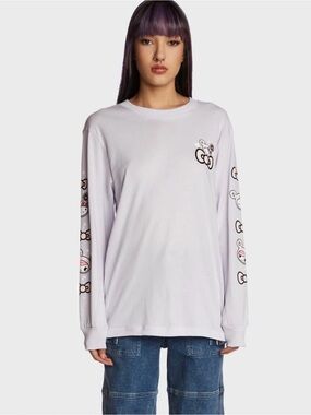 Officially licensed shirt is a collaboration between Tokidoki and Hello Kitty